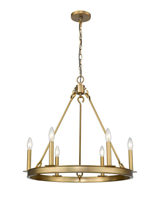 6 Light Chandelier | 482R-6OBR
