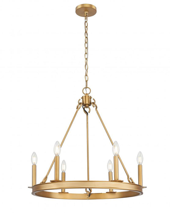 6 Light Chandelier | 482R-6RB