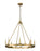 8 Light Chandelier | 482R-8OBR