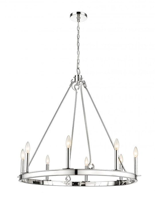 8 Light Chandelier | 482R-8PN