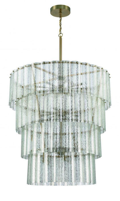 Craftmade Museo 28 Light Chandelier in Satin Brass