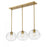 3 Light Linear Chandelier | 486P10-3L-OBR