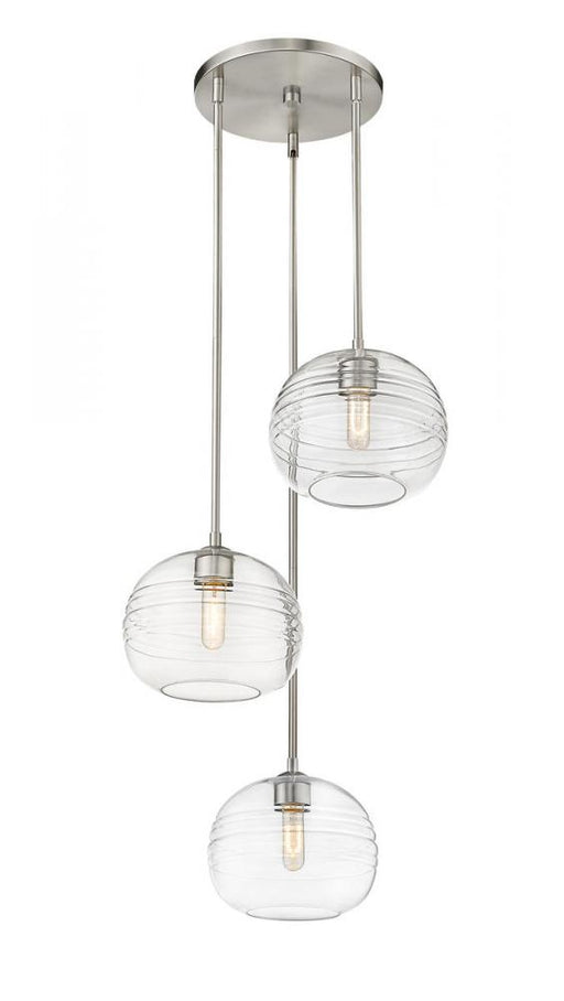 3 Light Chandelier | 486P10-3R-BN