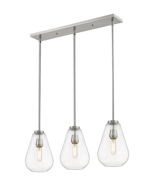 3 Light Linear Chandelier | 488P8-3L-BN