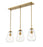 3 Light Linear Chandelier | 488P8-3L-OBR