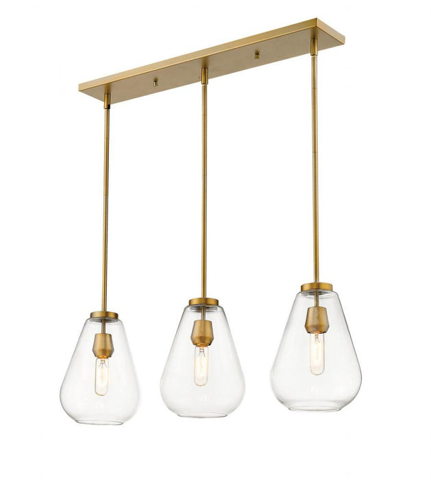 3 Light Linear Chandelier | 488P8-3L-OBR