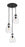 3 Light Chandelier | 488P8-3R-MB