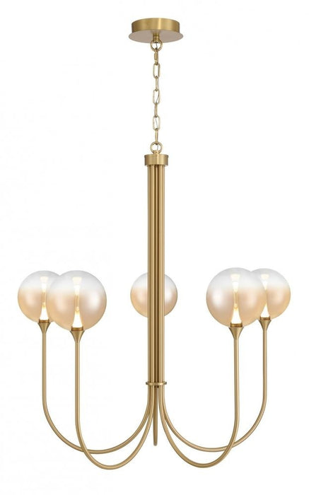 Iissa-chandelier- 5 Light -34in-gd-am | 48922-039