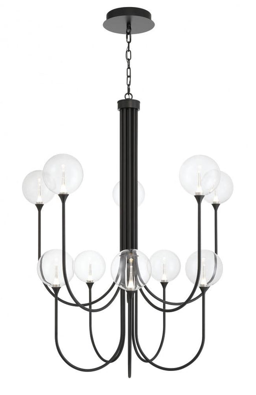 Iissa-chandelier- 10 Light -40in-bk-cl | 48926-010