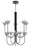 Iissa-chandelier- 10 Light -40in-bk-sk | 48926-027
