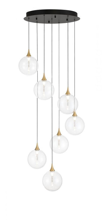 Iissa-chandelier- 7 Light -21in-gd-cl | 48928-014