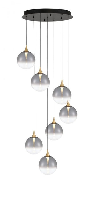 Iissa-chandelier- 7 Light -21in-gd-sk | 48928-021