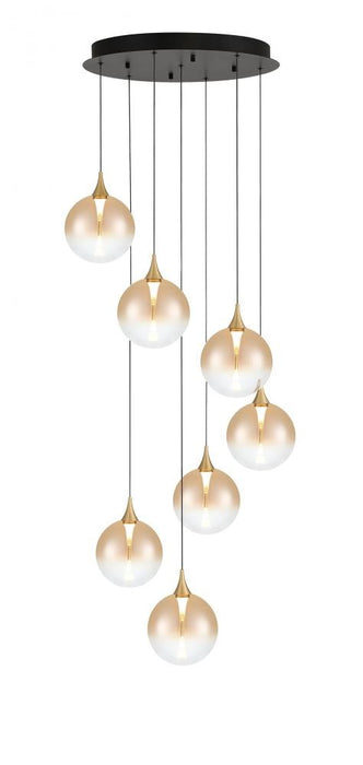 Iissa-chandelier- 7 Light -21in-gd-am | 48928-038