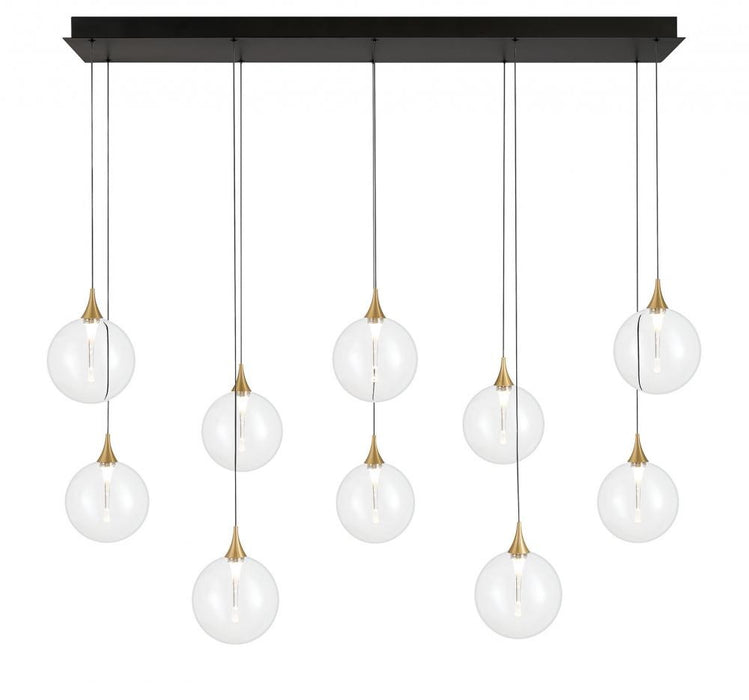 Iissa-chandelier- 10 Light -47in-gd-cl | 48932-011