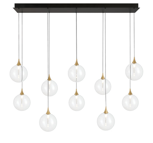 10-light 47" Integrated Led Multi Drop Chandelier | 48932-011