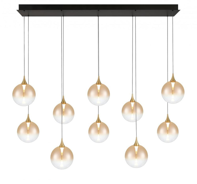 Iissa-chandelier- 10 Light -47in-gd-am | 48932-035