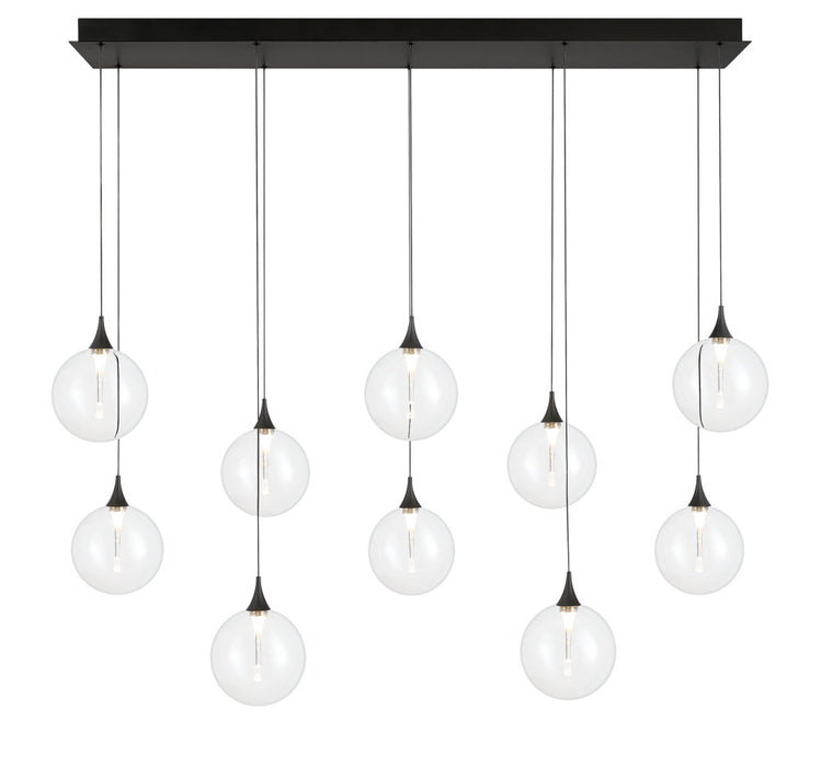 10-light 47" Integrated Led Multi Drop Chandelier | 48933-018