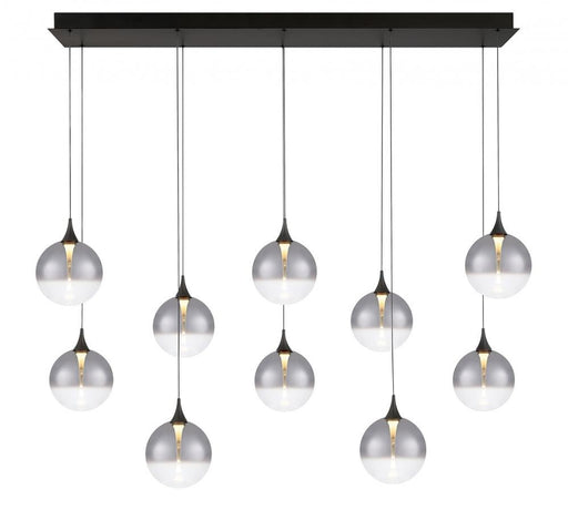 Iissa-chandelier- 10 Light -47in-bk-sk | 48933-025