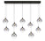 Iissa-chandelier- 10 Light -47in-bk-sk | 48933-025