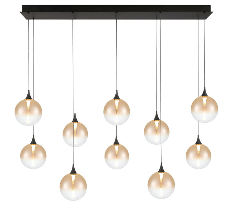 10-light 47" Integrated Led Multi Drop Chandelier | 48933-032