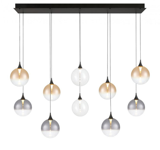 Iissa-chandelier- 10 Light -47in-bk-mx | 48933-047