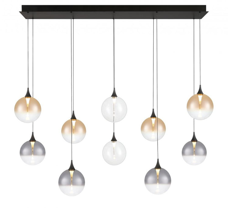 Iissa-chandelier- 10 Light -47in-bk-mx | 48933-047