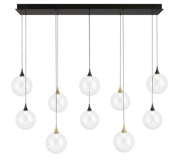 Iissa-chandelier- 10 Light -47in-gbm-cl | 48934-015