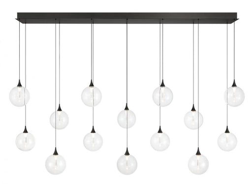 Iissa-chandelier- 14 Light -72in-bk-cl | 48939-010