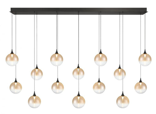 Iissa-chandelier- 14 Light -72in-bk-sk | 48939-027