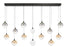 Iissa-chandelier- 14 Light -72in-bk-mx | 48939-045
