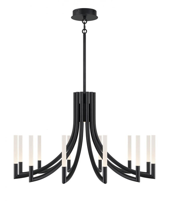 Olette-chandelier- 12 Light -36in-bk-fr | 49011-036