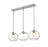 3 Light Linear Chandelier | 490P10-3L-BN