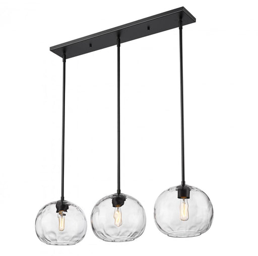 3 Light Linear Chandelier | 490P10-3L-MB