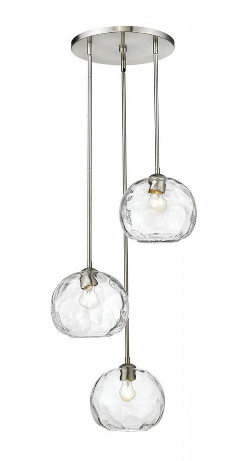 3 Light Chandelier | 490P10-3R-BN