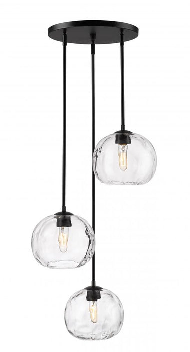 3 Light Chandelier | 490P10-3R-MB