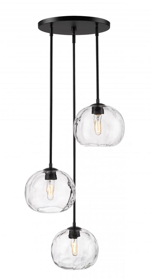 3 Light Chandelier | 490P10-3R-MB
