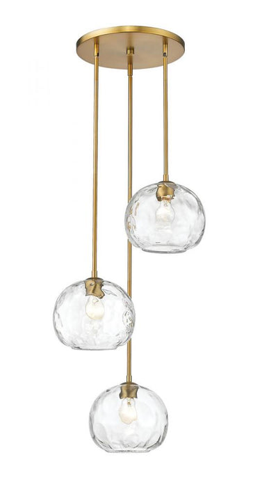 3 Light Chandelier | 490P10-3R-OBR