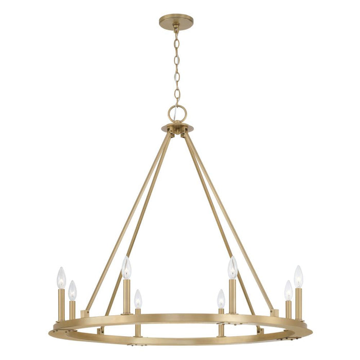 8 Light Ring Chandelier | 4918AD