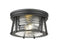 2 Light Flush Mount | 491F2-MB