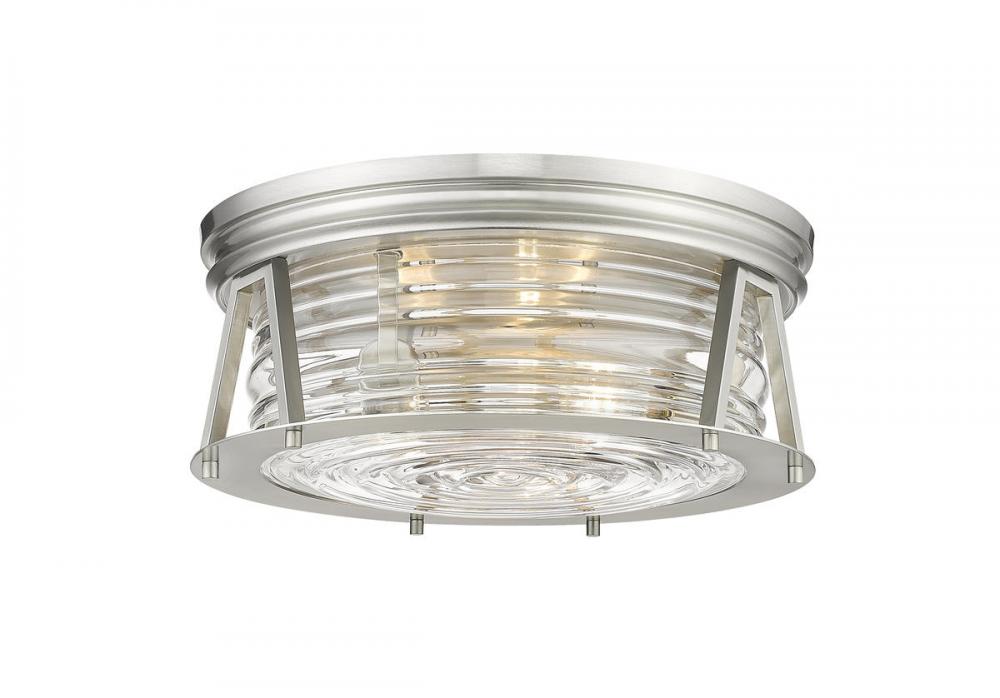 3 Light Flush Mount | 491F3-BN