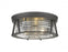 3 Light Flush Mount | 491F3-BRZ
