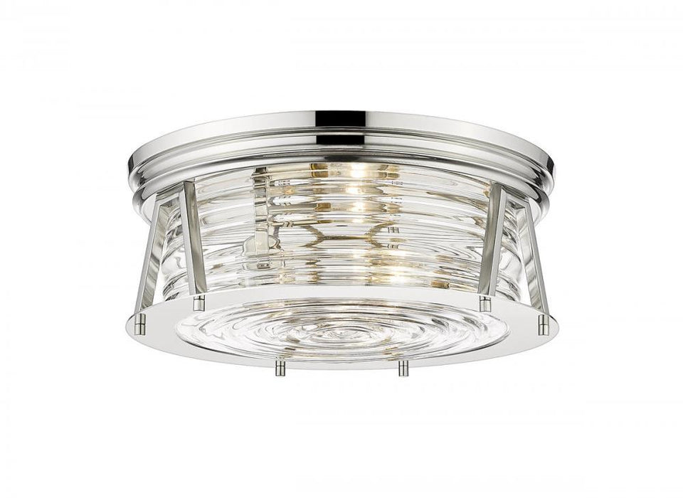 3 Light Flush Mount | 491F3-PN