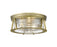 3 Light Flush Mount | 491F3-RB