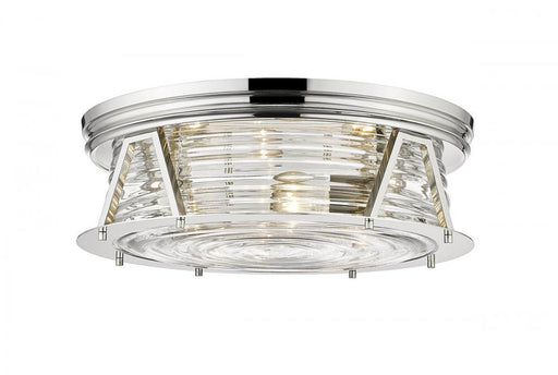 4 Light Flush Mount | 491F4-PN