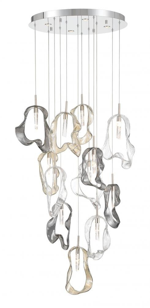 Norah-chandelier- 12 Light -24in-pn-mx | 49237-023