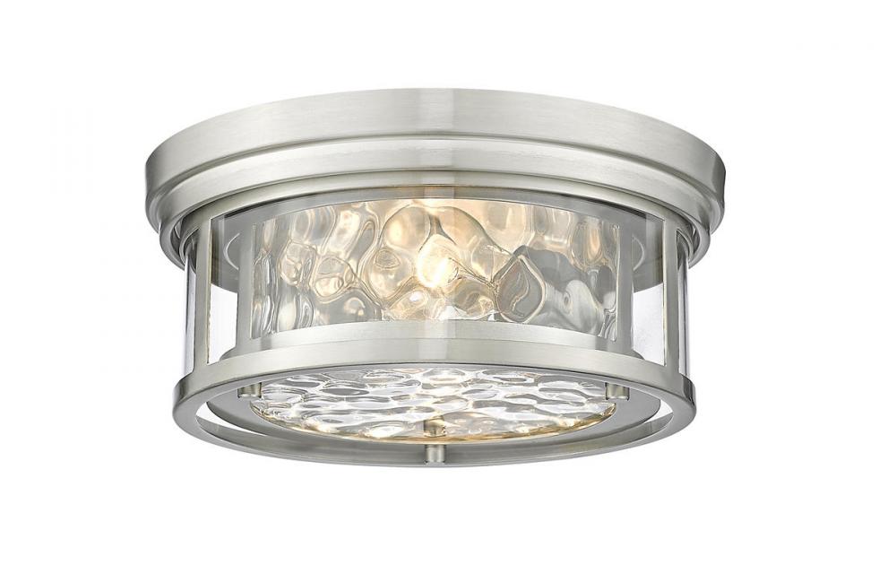 2 Light Flush Mount | 493F2-BN
