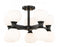 10 Light Semi Flush Mount | 494-10SF-MB