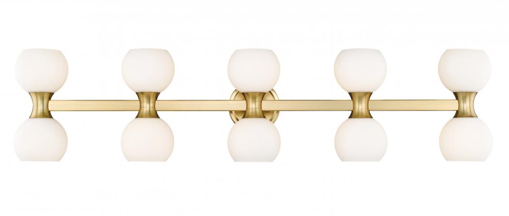 10 Light Vanity | 494-10V-MGLD