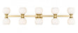 10 Light Vanity | 494-10V-MGLD