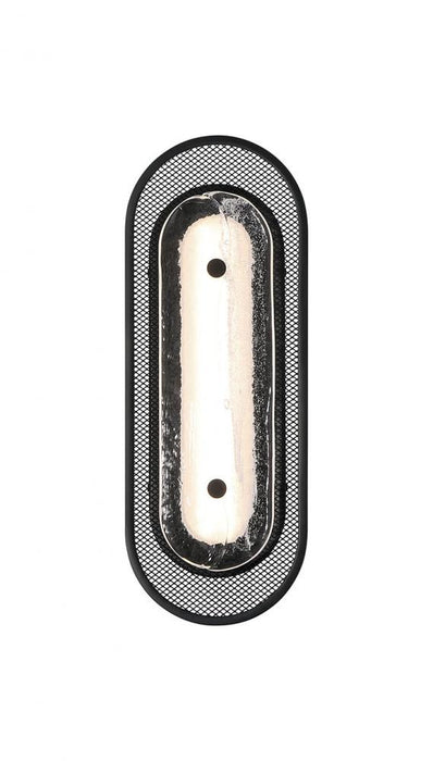 Tramore-wall Sconce-16in-bk-sl | 49442-014